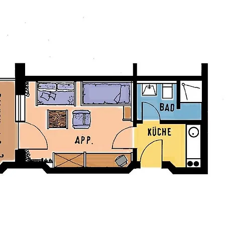 アパートホテル Appartementhaus Josef